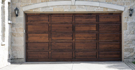 Wood garage door uniondale